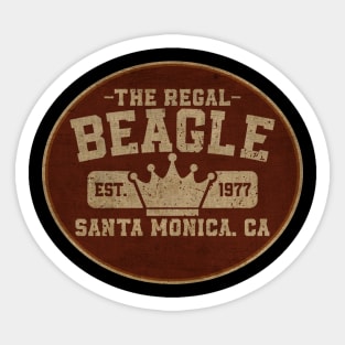Vintage The Regal Beagle Sticker